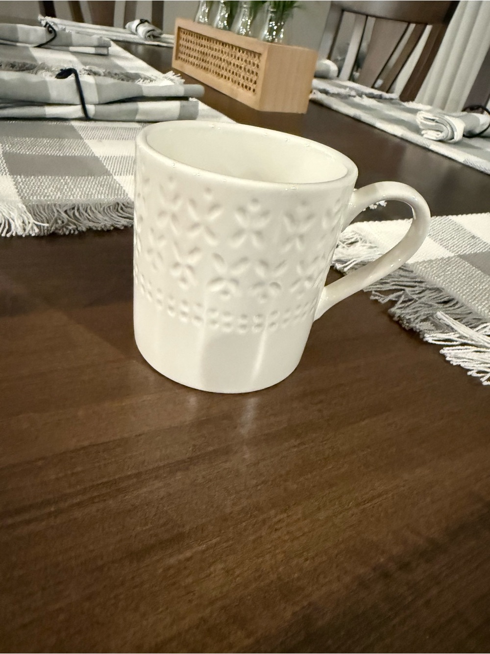 Lenox Kate Spade Willow Drive cream mug